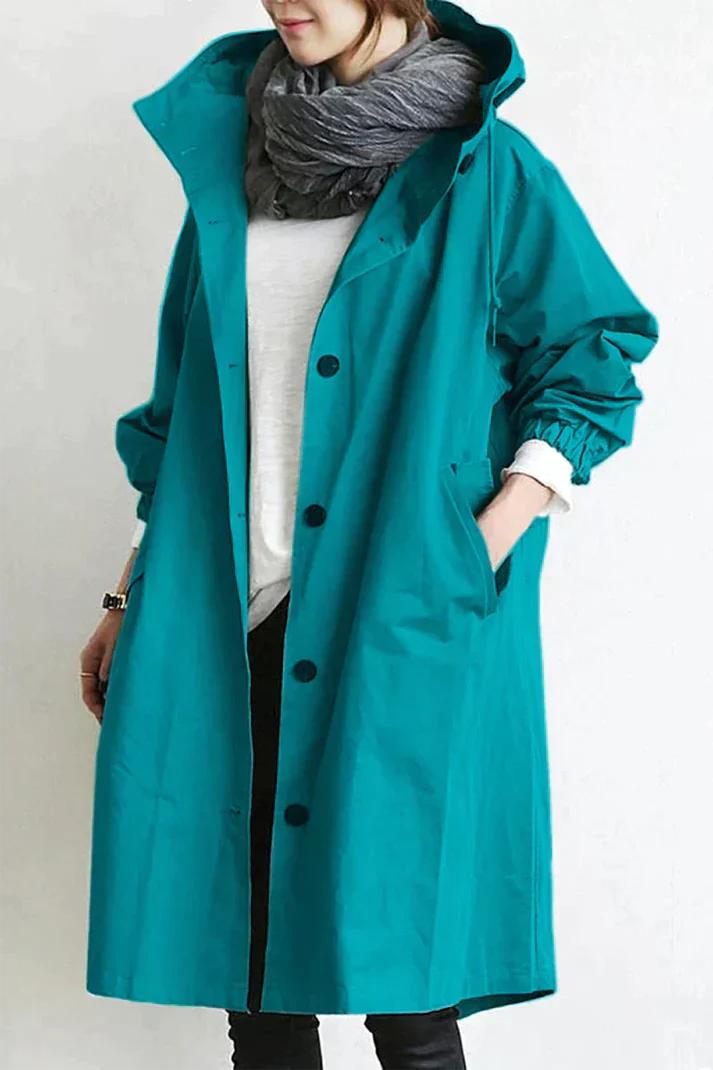 Antonia - Trenchcoat met capuchon