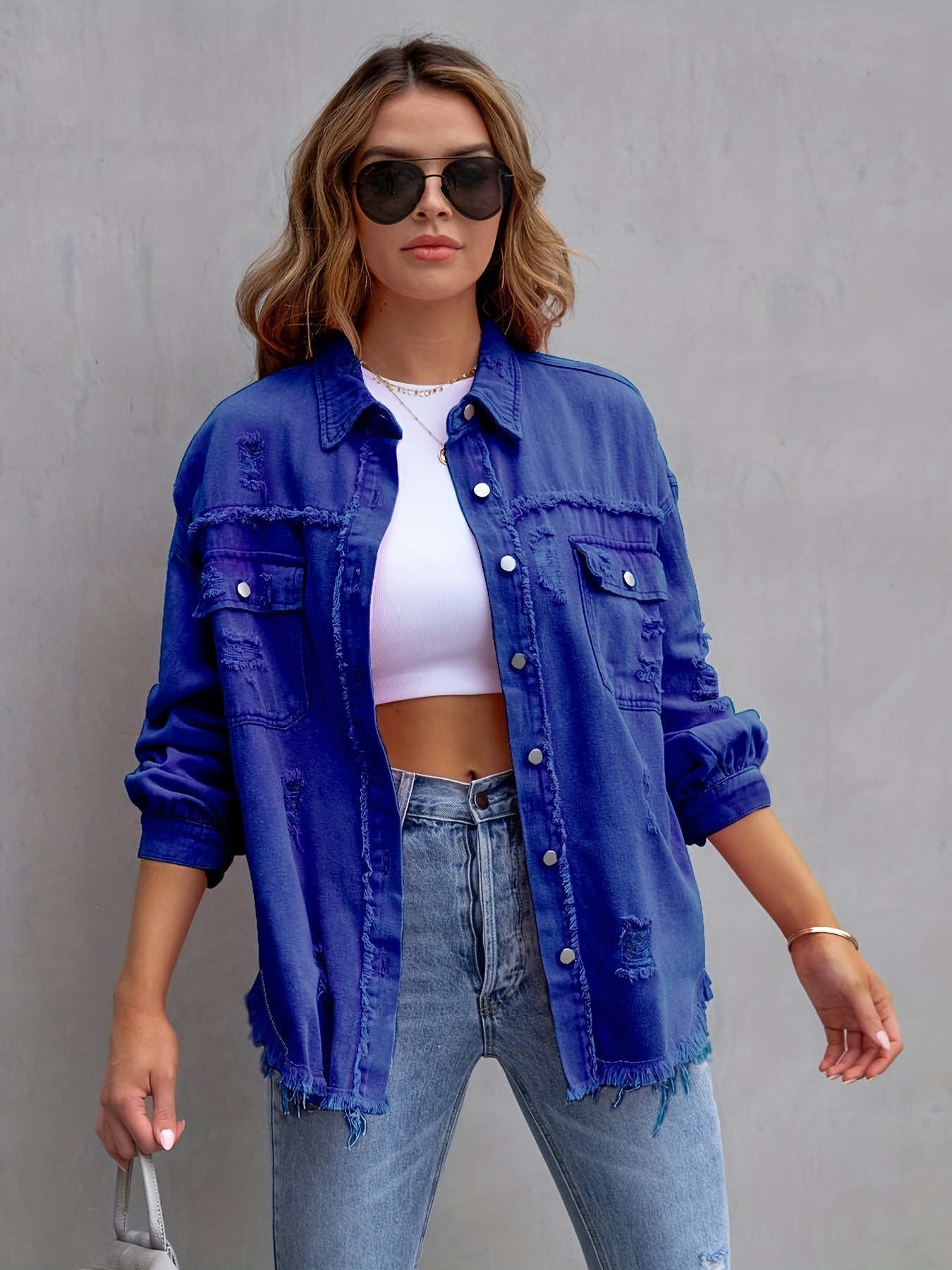 Betty - Oversized Denim Jasje