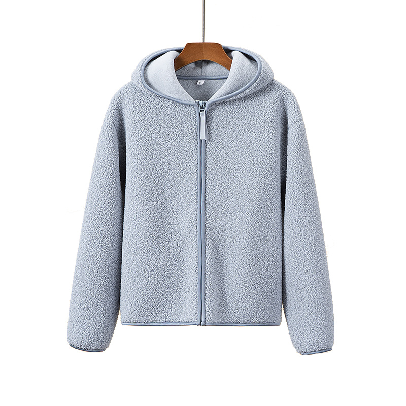 Ella - Jasje met Capuchon, Ritssluiting en Zachte Sherpa Stof, Fleece Vest