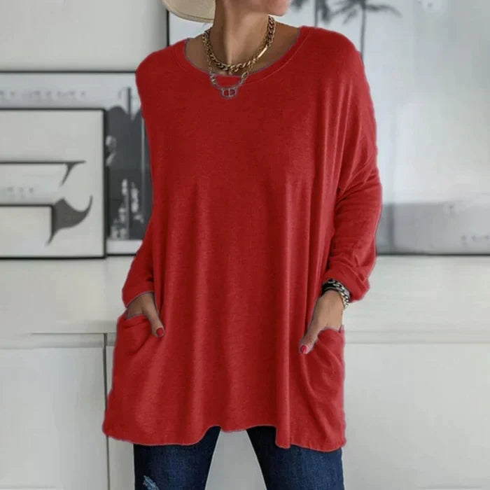 María | Elegante en Casual winter Blouse