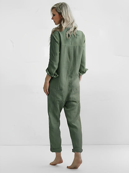 Tanya - Stijlvolle groene jumpsuit