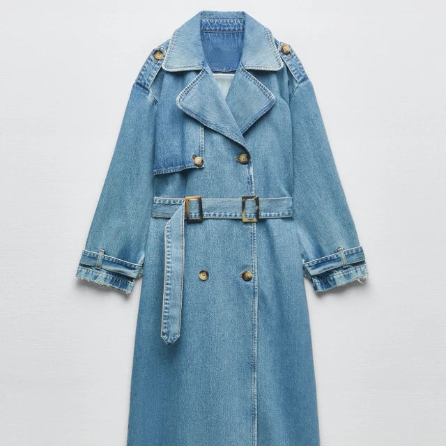 Kimmy - Denim Trenchcoats