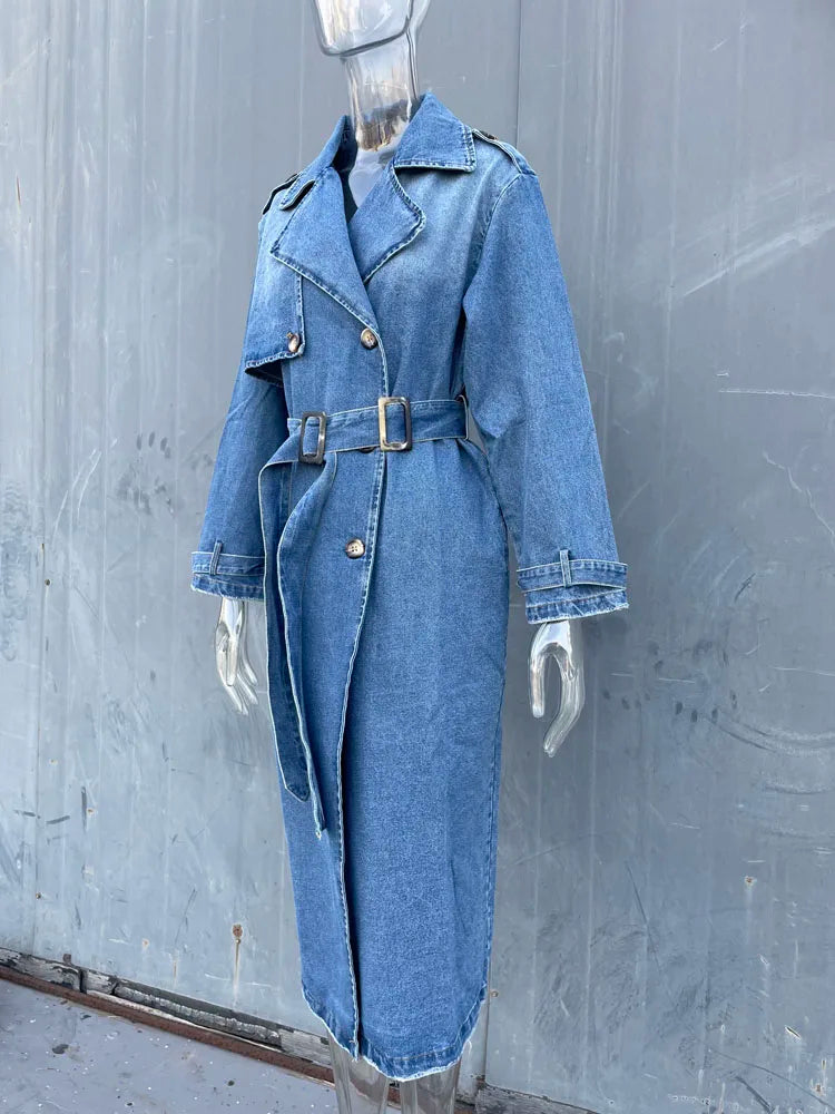 Kimmy - Denim Trenchcoats