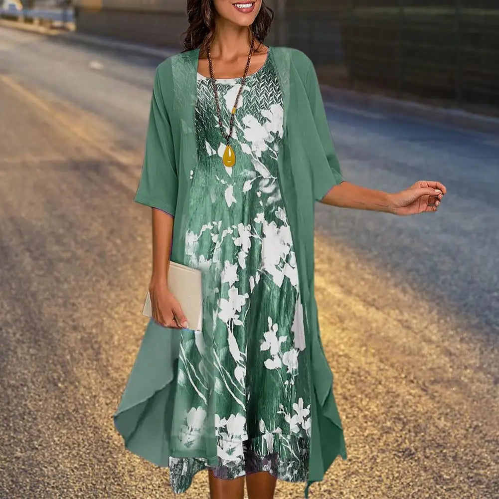 Abilene - Vintage Sommerkleid mit Blumendruck