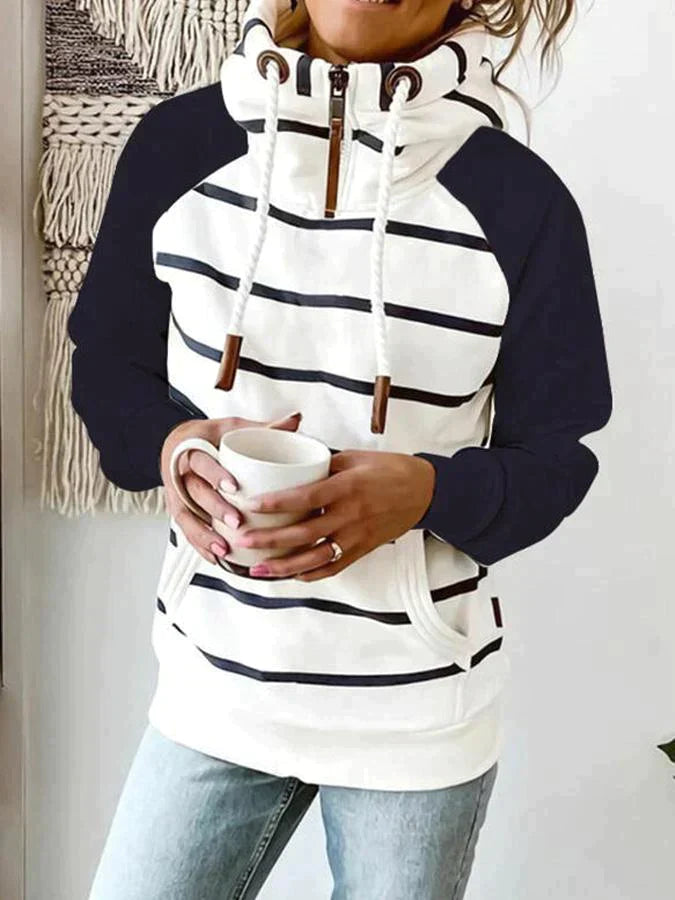 Cora - Urban Stripes sweatshirt voor de winter