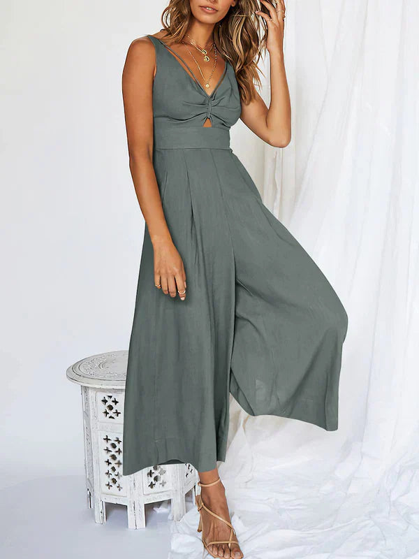 Penelope - Jumpsuits met V-hals en halslijn