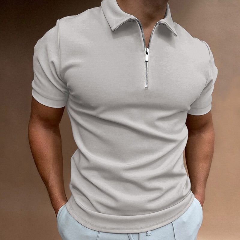 Elon - Poloshirt met rits