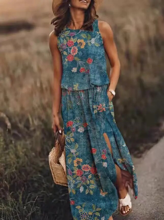 Summer - Zomerse maxi jurk