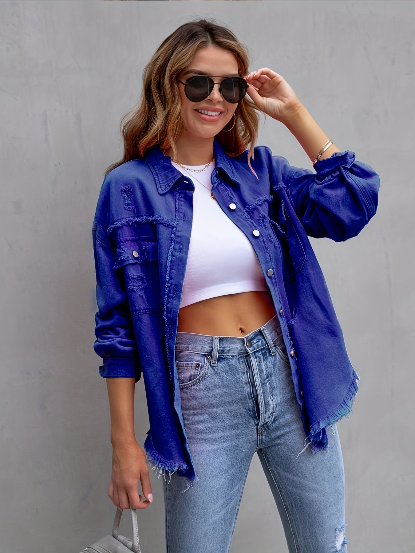 Betty - Oversized Denim Jasje