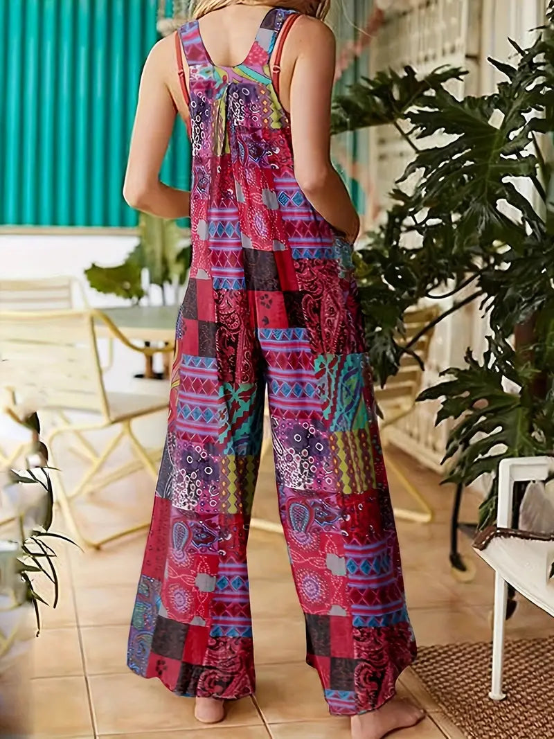 Darla - Jumpsuit met vintageprint