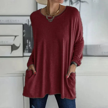 María | Elegante en Casual winter Blouse