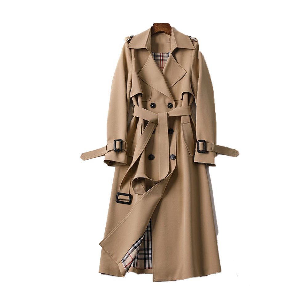 Wilma - Trenchcoat Voor Dames Met Dubbele Rij Knopen