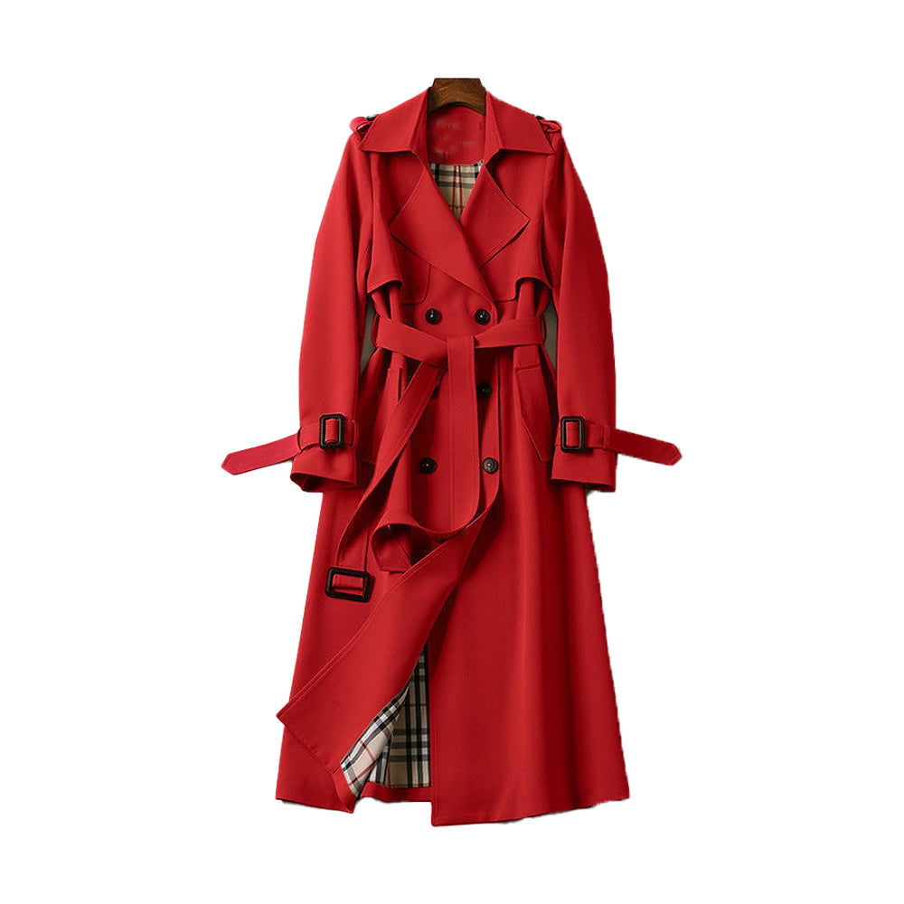 Wilma - Trenchcoat Voor Dames Met Dubbele Rij Knopen