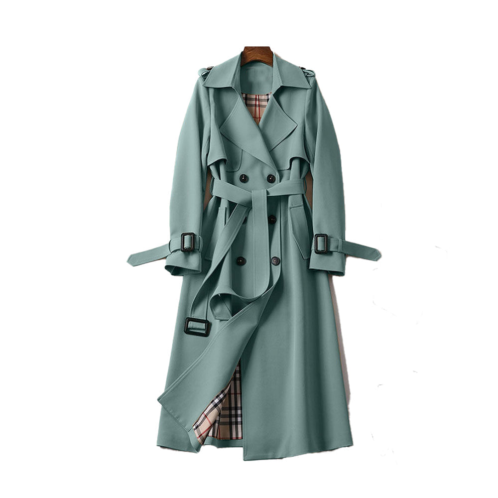 Wilma - Trenchcoat Voor Dames Met Dubbele Rij Knopen