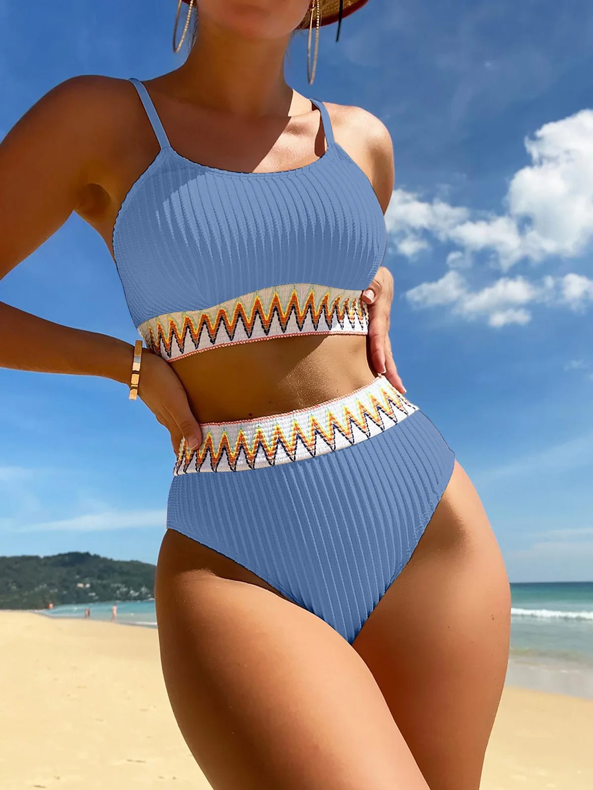 Moira - Bikini zwempak met hoge taille