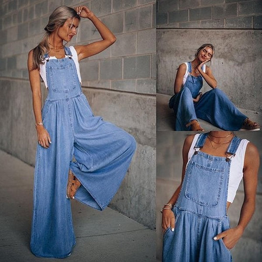 Sanura - Dames Denim Jumpsuit