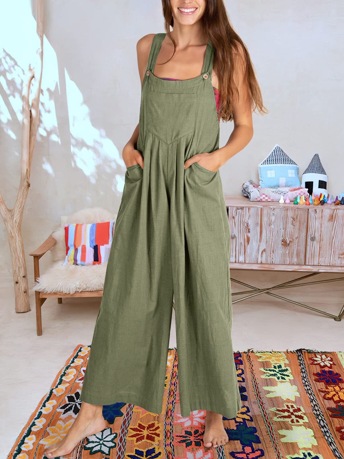 BEATRIZ - Mouwloze jumpsuit voor dames