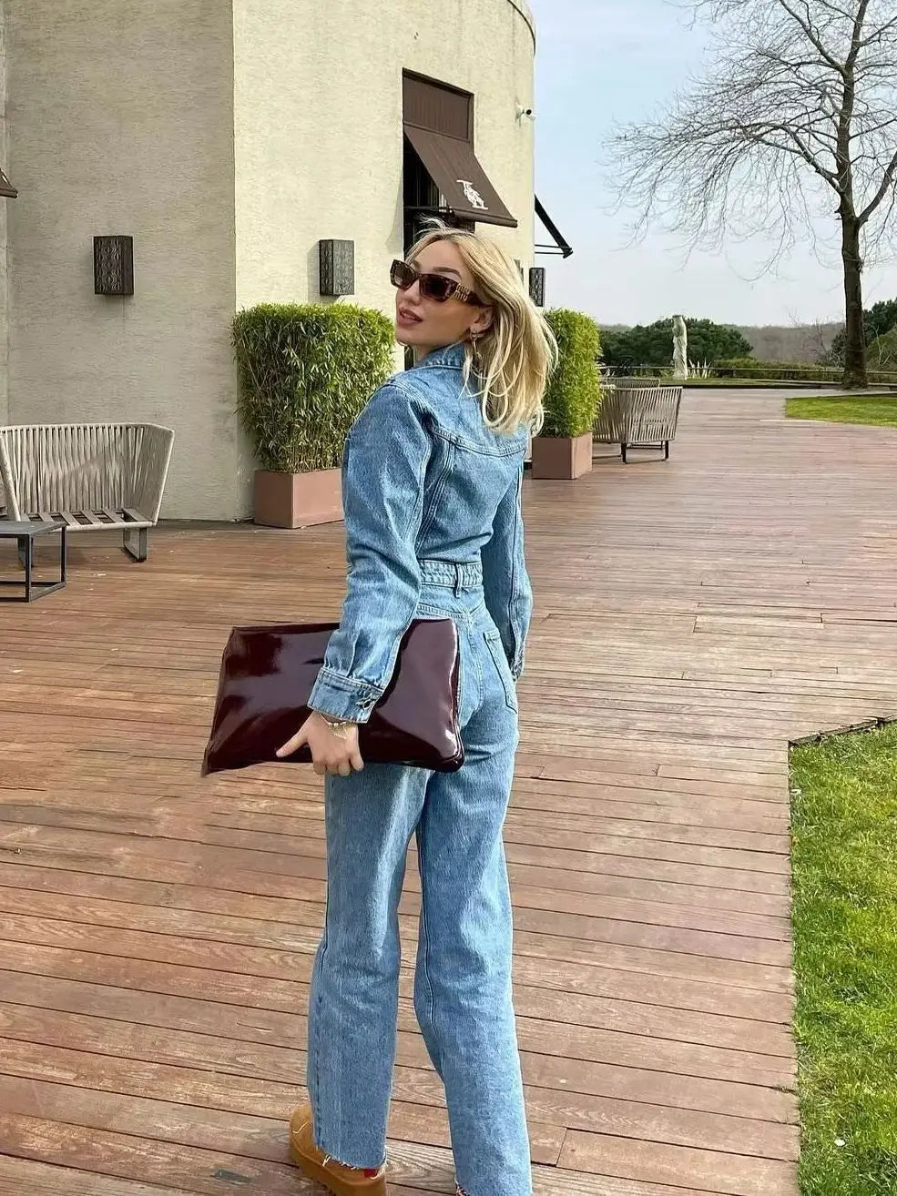 Anita - Jeans jumpsuit mode